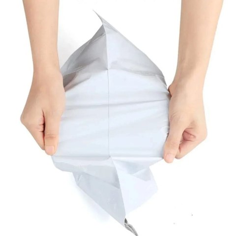 Foliopaki kurierskie z rączką 260 x 350 mm + 70 mm rączka RC088 50szt PAKIET białe