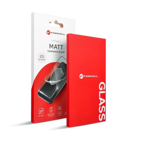 Szkło hartowane do iPhone 16 PRO MAX / 17 PRO MAX Forcell Matt Glass czarne