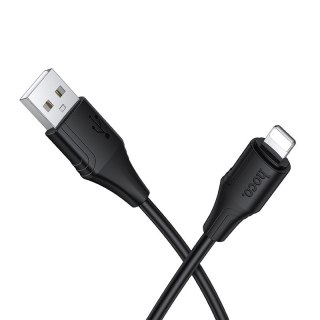 Kabel Silikonowy USB A do Lightning Hoco 2,4A 1 m X124 czarny