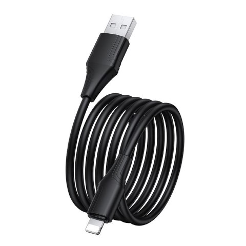 Kabel Silikonowy USB A do Lightning Hoco 2,4A 1 m X124 czarny