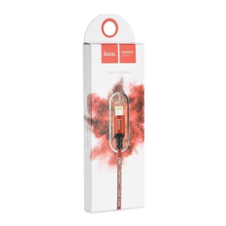 Kabel USB A do Lightning Hoco 1 m X14 czerwono czarny