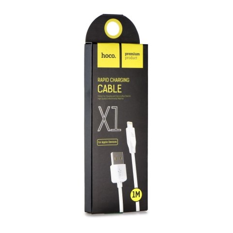 Kabel USB A do Lightning Hoco 2,1A 1 m X1 biały