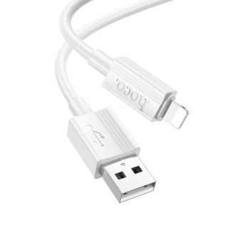 Kabel USB A do Lightning Hoco 2,4A 1 m X107 biały
