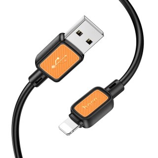 Kabel USB A do Lightning Hoco 2,4A 1 m X108 czarny