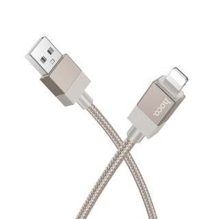 Kabel USB A do Lightning Hoco 2,4A 1 m X110 złoty