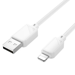 Kabel USB A do Lightning Hoco 2,4A 1 m X113 biały