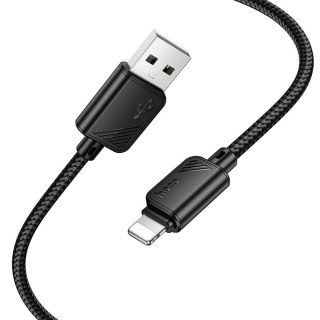 Kabel USB A do Lightning Hoco 2,4A 1 m X113 czarny