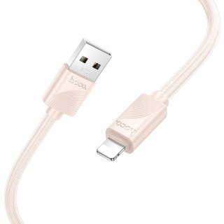 Kabel USB A do Lightning Hoco 2,4A 1 m X114 różowy