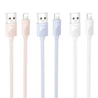 Kabel USB A do Lightning Hoco 2,4A 1 m X114 różowy