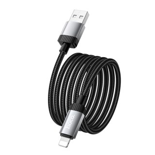 Kabel USB A do Lightning Hoco 2,4A 1 m X117 czarny