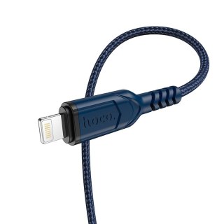 Kabel USB A do Lightning Hoco 2,4A 1 m X59 niebieski