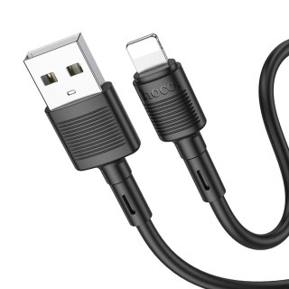 Kabel USB A do Lightning Hoco 2,4A 1 m X83 czarny