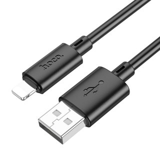 Kabel USB A do Lightning Hoco 2,4A 1 m X88 czarny