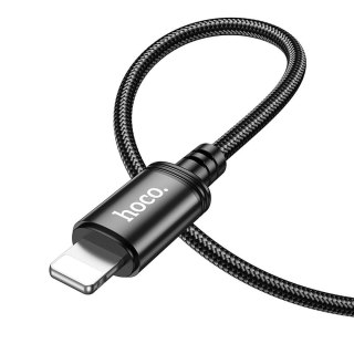 Kabel USB A do Lightning Hoco 2,4A 1 m X89 czarny
