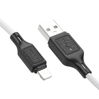 Kabel USB A do Lightning Hoco 2,4A 1 m X90 biały
