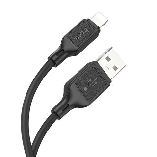 Kabel USB A do Lightning Hoco 2,4A 1 m X90 czarny