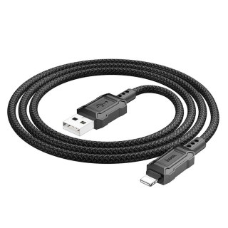 Kabel USB A do Lightning Hoco 2,4A 1 m X94 czarny