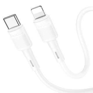 Kabel USB C do Lightning Hoco PD 2,4A 20W 1 m X83 biały