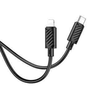 Kabel USB C do Lightning Hoco PD 2,4A 20W 1 m X88 czarny