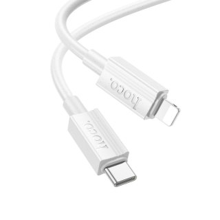 Kabel USB C do Lightning Hoco PD 27W 1 m X107 biały