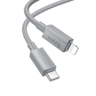 Kabel USB C do Lightning Hoco PD 27W 1 m X107 szary