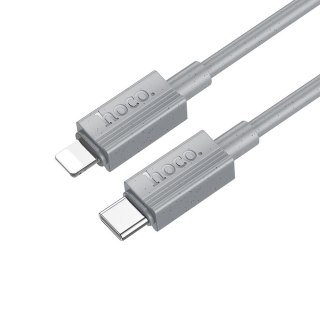 Kabel USB C do Lightning Hoco PD 27W 1 m X107 szary