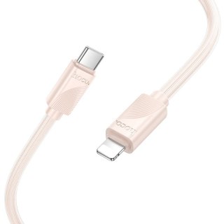 Kabel USB C do Lightning Hoco PD 27W 1 m X114 różowy