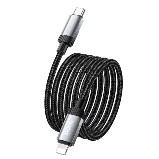 Kabel USB C do Lightning Hoco PD 27W 1 m X117 czarny