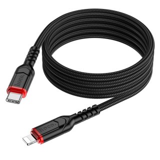 Kabel USB C do Lightning Hoco PD 3A 20W 1 m X59 czarny