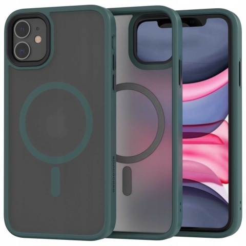 Spacecase Hybrid Mag iPhone 11 dark green