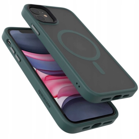 Spacecase Hybrid Mag iPhone 11 dark green