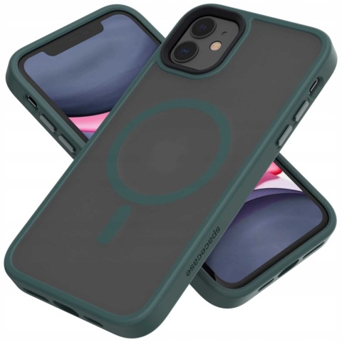 Spacecase Hybrid Mag iPhone 11 dark green