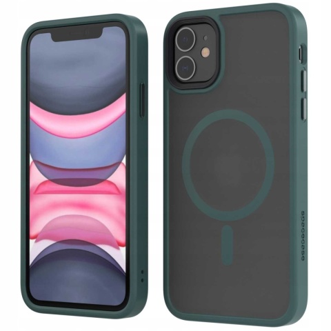 Spacecase Hybrid Mag iPhone 11 dark green