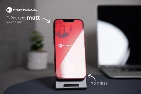 Szkło hartowane do iPhone 13 PRO / 14 Forcell Matt Glass czarne