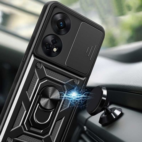 Spacecase Camring Oppo A78 4G black