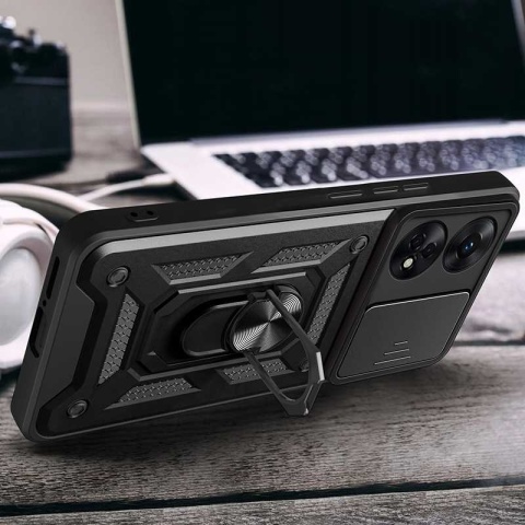 Spacecase Camring Oppo A78 4G black