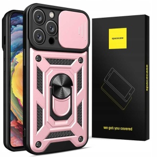 Spacecase Camring iPhone 15 Pro max pink