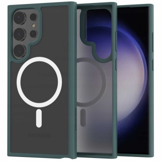 Spacecase Hybrid Mag Galaxy S23 Ultra dark gre
