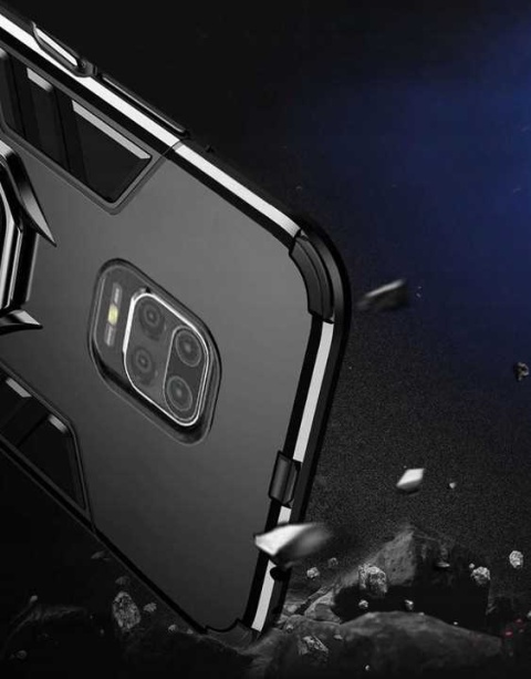 Spacecase X-Ring Redmi Note 9S/9 Pro czarny