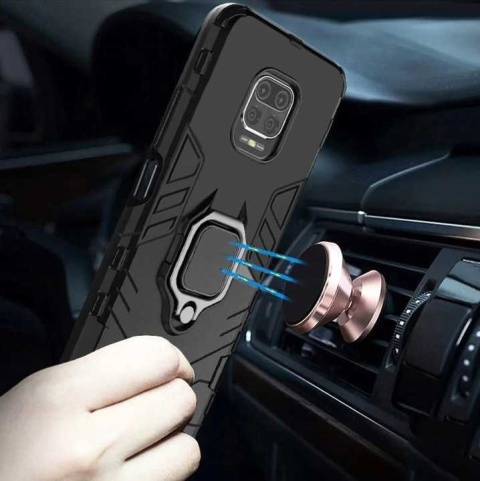 Spacecase X-Ring Redmi Note 9S/9 Pro czarny