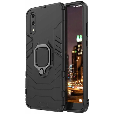 Spacecase X-Ring Huawei P20 czarny