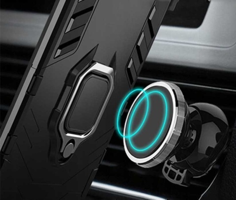 Spacecase X-Ring Huawei P20 czarny