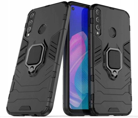 Spacecase X-Ring Huawei P40 Lite E czarny