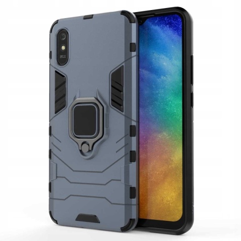 Spacecase X-Ring Redmi 9A / 9AT niebieski