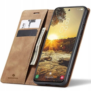 Spacecase Wallet Galaxy S24+ light brown