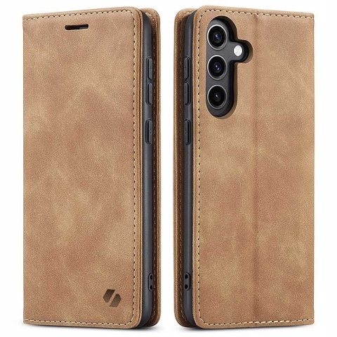 Spacecase Wallet Galaxy S24+ light brown
