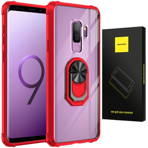 Spacecase AirRing Galaxy S9+ czerwony