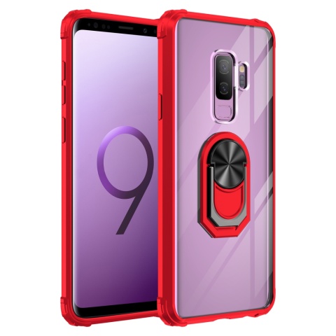 Spacecase AirRing Galaxy S9+ czerwony