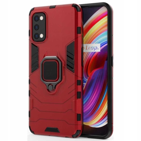 Spacecase X-Ring Realme 7 Pro czerwony
