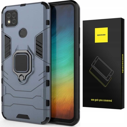 Spacecase X-Ring Redmi 9C/10A niebieski